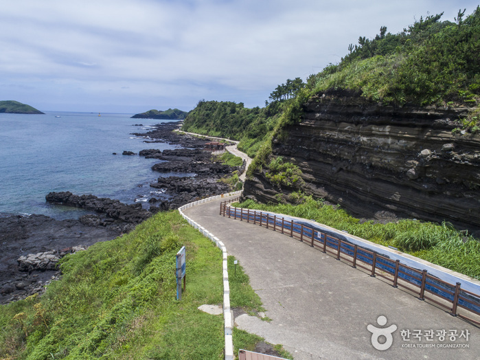 Suwolbong Tuff Cone and Chagwi Coast (수월봉과 차귀해안)