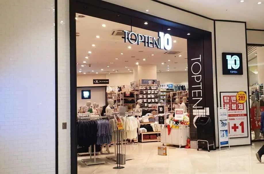 Topten – Lotte Department Store Pyeongchon Branch [Tax Refund Shop](탑텐 롯데백화점 평촌점)
