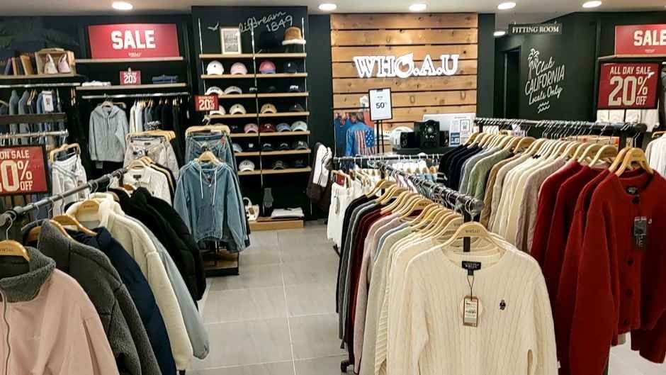 WHO.A.U – Newcore Outlets – Pyeongchon Branch [Tax Refund Shop](후아유 뉴코아아울렛 평촌점)