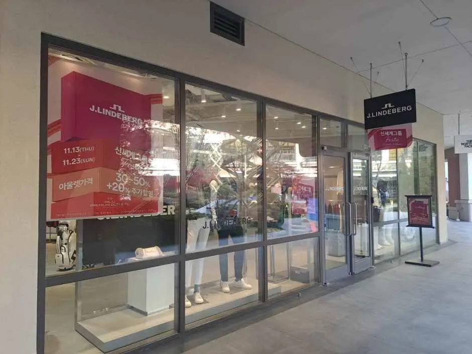 SI J.Lindeberg – Shinsegae Simon Premium Outlets Paju Branch [Tax Refund Shop](제이린드버그 신세계사이먼프리미엄아울렛 파주점)