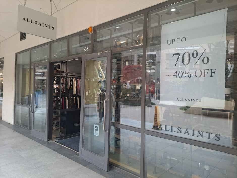 Allsaints – Shinsegae Simon Premium Outlets Paju Branch [Tax Refund Shop](올세인츠 신세계사이먼프리미엄아울렛 파주점)