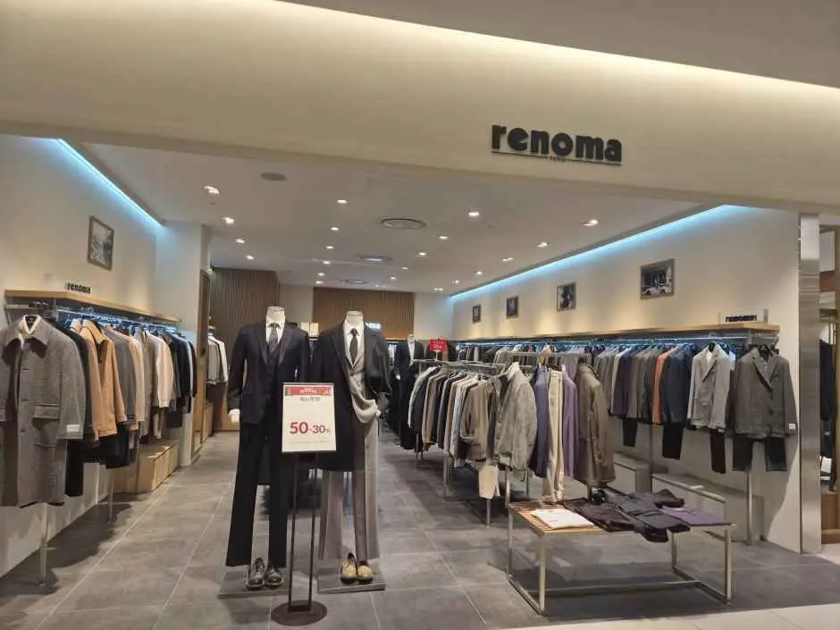 Renoma Suit – Lotte Outlets Cheongju Branch [Tax Refund Shop](레노마정장 롯데아울렛 청주점)
